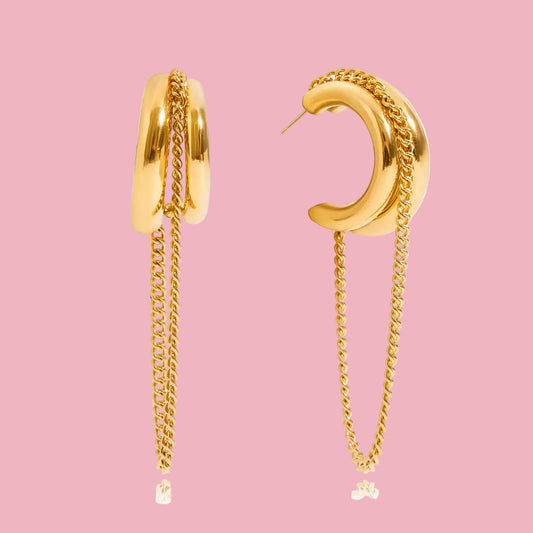 Hoops Doble Colgante