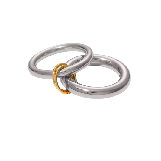 Anillo Doble Liso