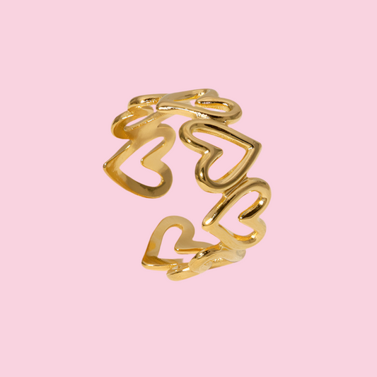 Anillo Open Hearts
