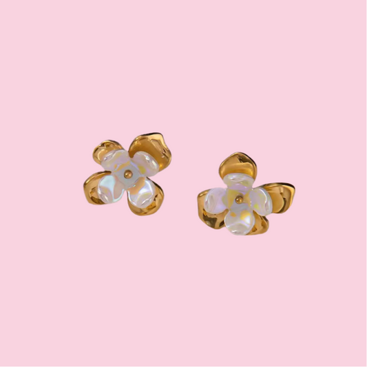 Aretes Flor Tornazol