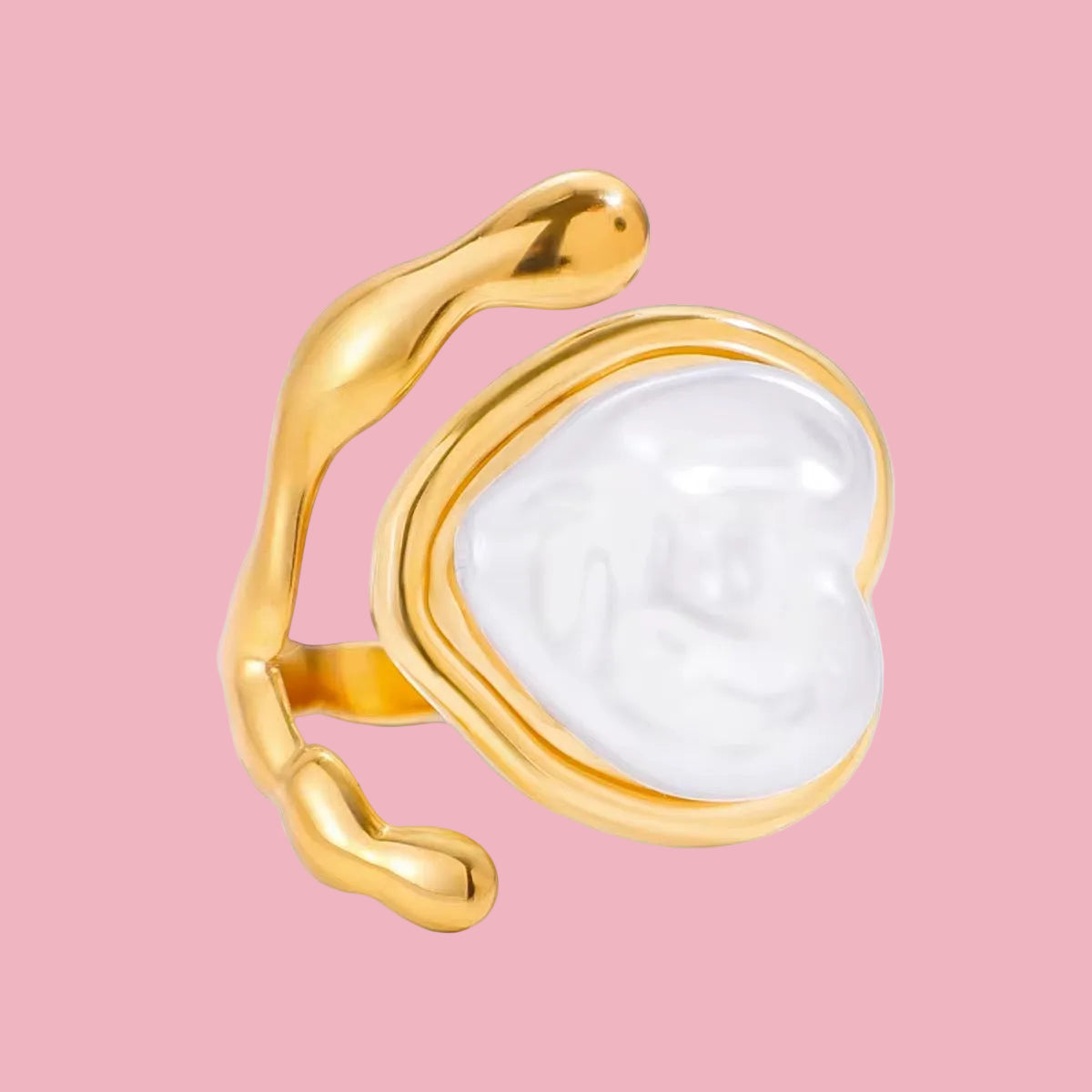 Anillo Abstracto Corazón