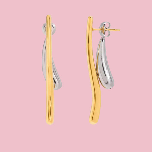Aretes Palito Curvy