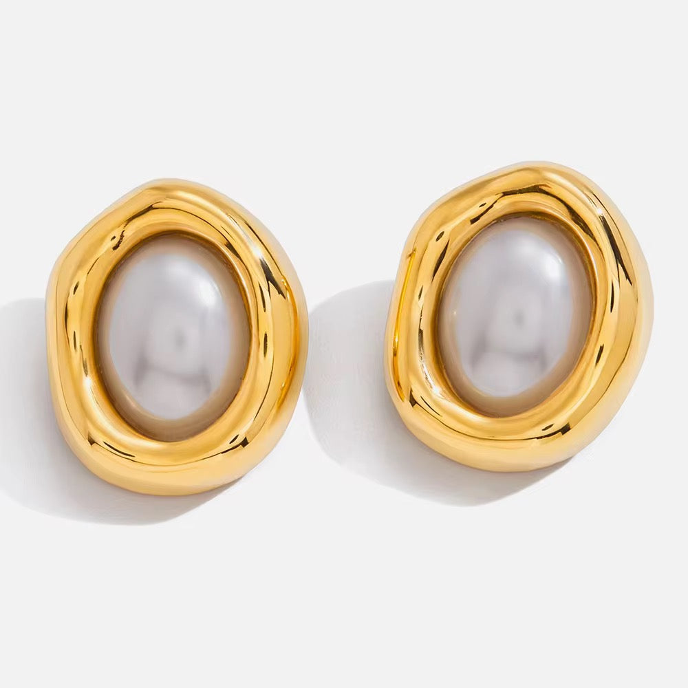 Aretes Perla Mediana