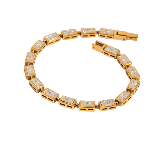 Brazalete Rectángulo Piedra