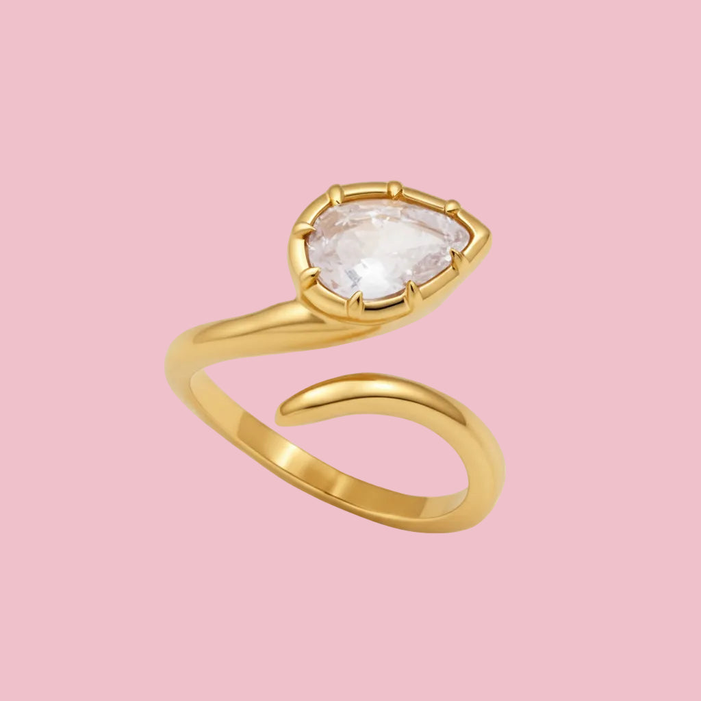 Anillo Drop Curvo