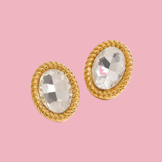 Aretes “Oval Braided”