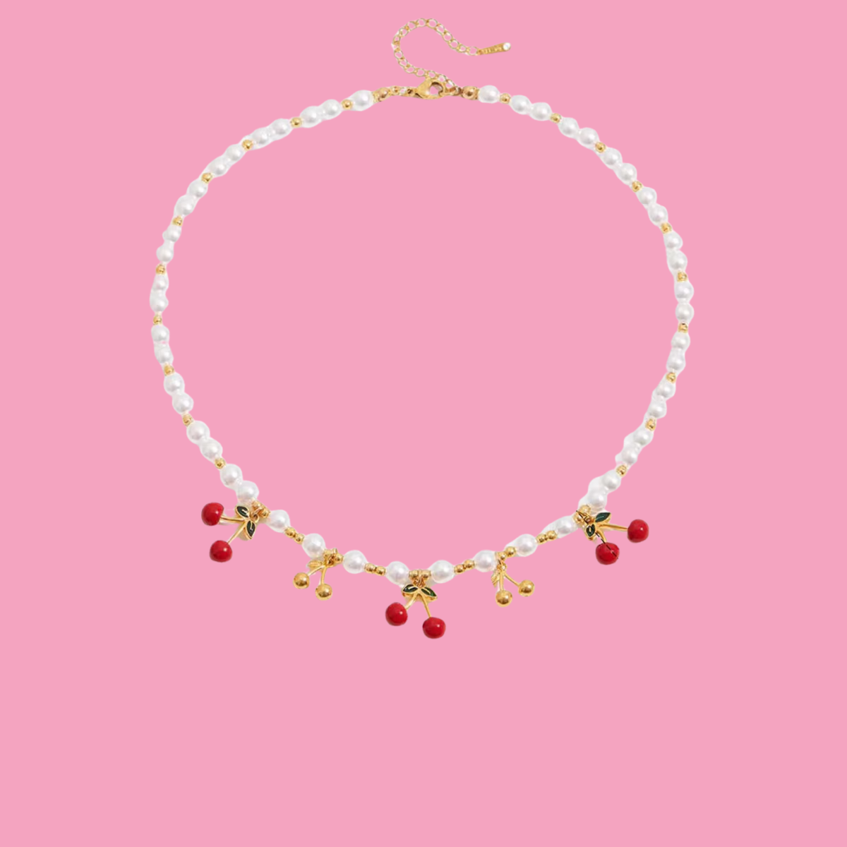 Collar Perlas Cerezitas