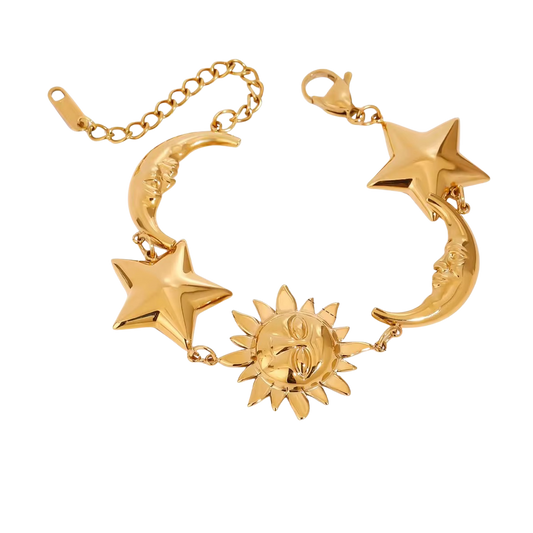 Pulsera Sol-Luna-Estrella