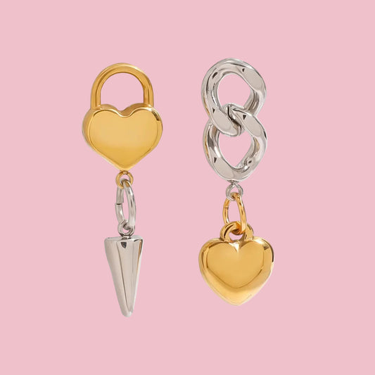 Aretes Love Rock