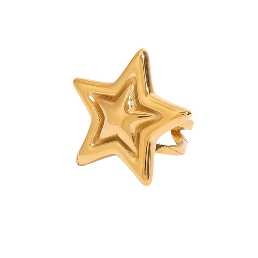 Anillo Estrella Chunky
