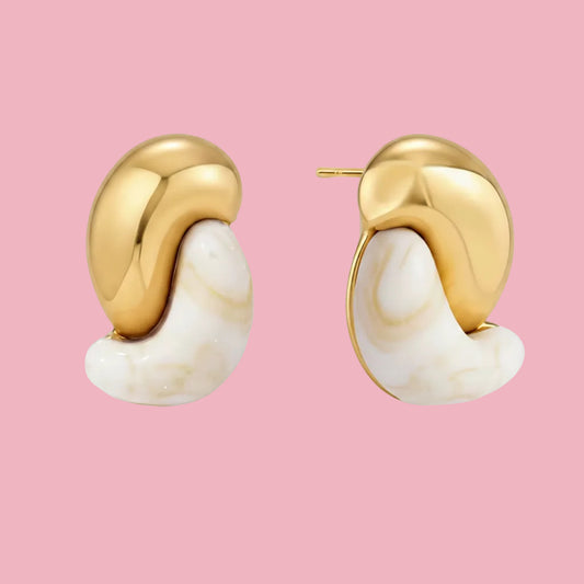 Aretes Bean Doble