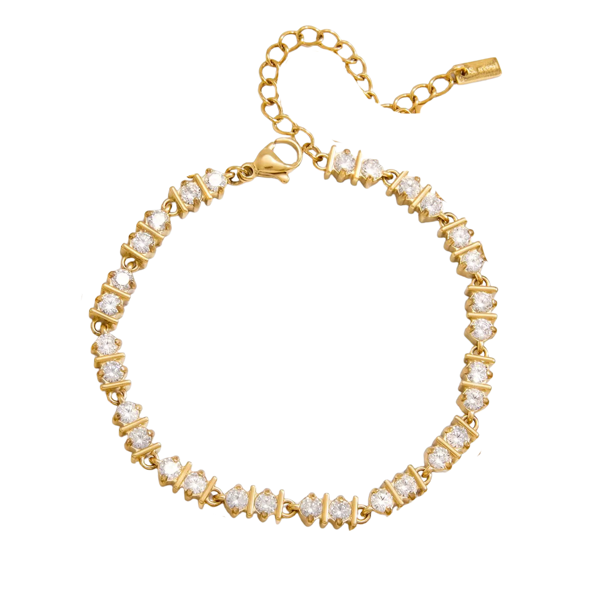 Pulsera 2 Bolitas Zirconia