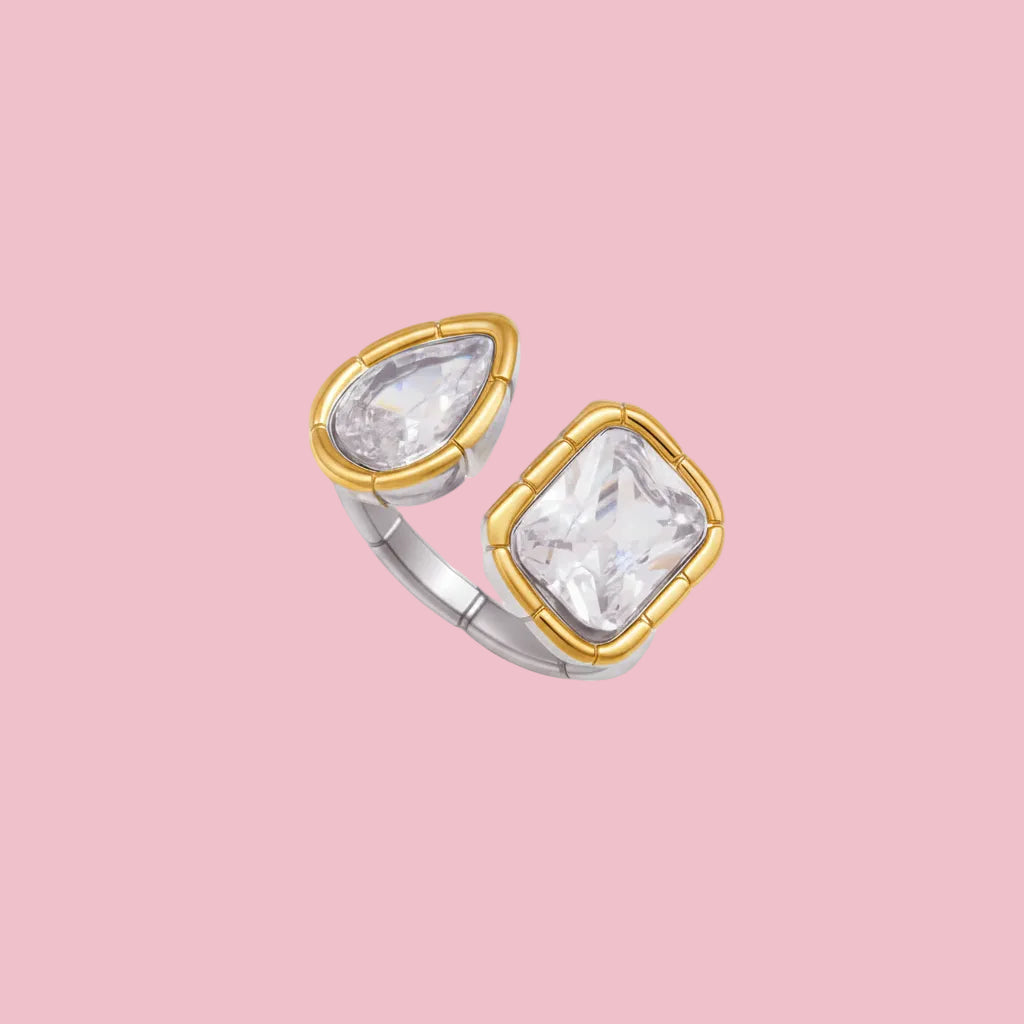 Anillo Corte Oval & Cuadrado