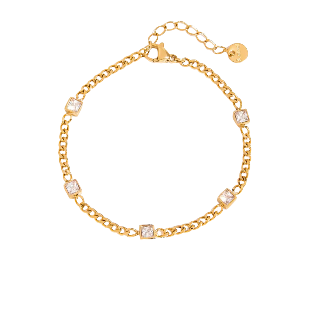 Pulsera Cadena Piedra