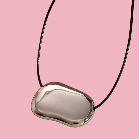 Collar “Bean Silver”