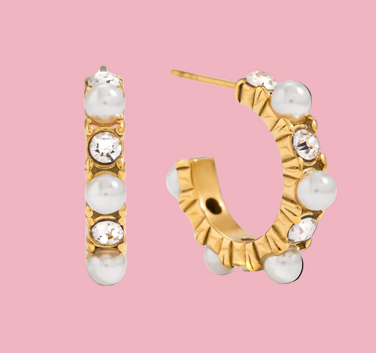 Hoops Perla Zirconia