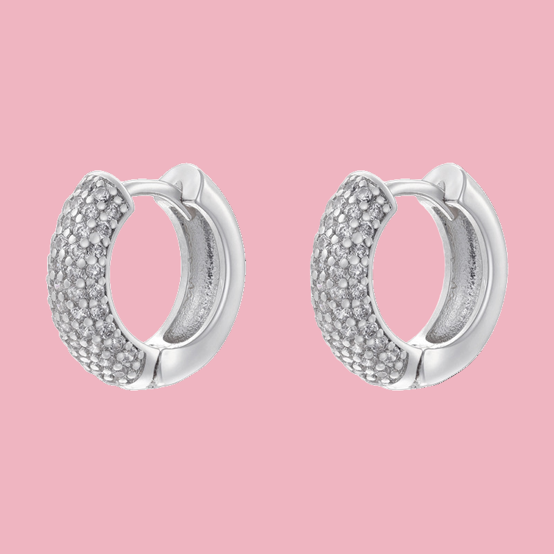 Hoops Chunky M Zirconia