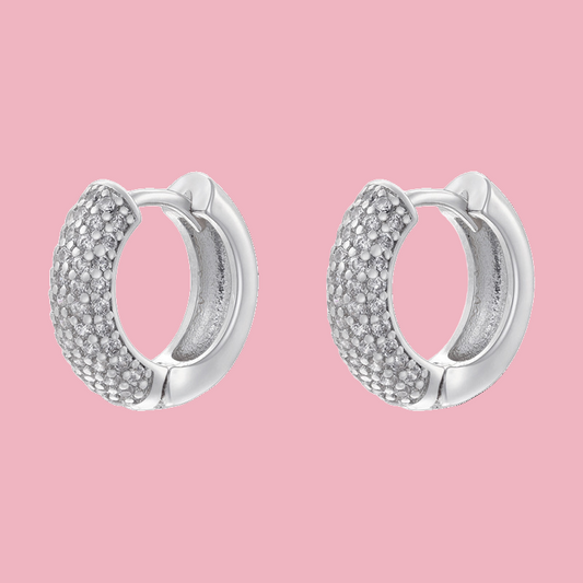 Hoops Chunky M Zirconia