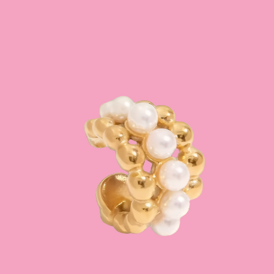 Earcuff Perlas