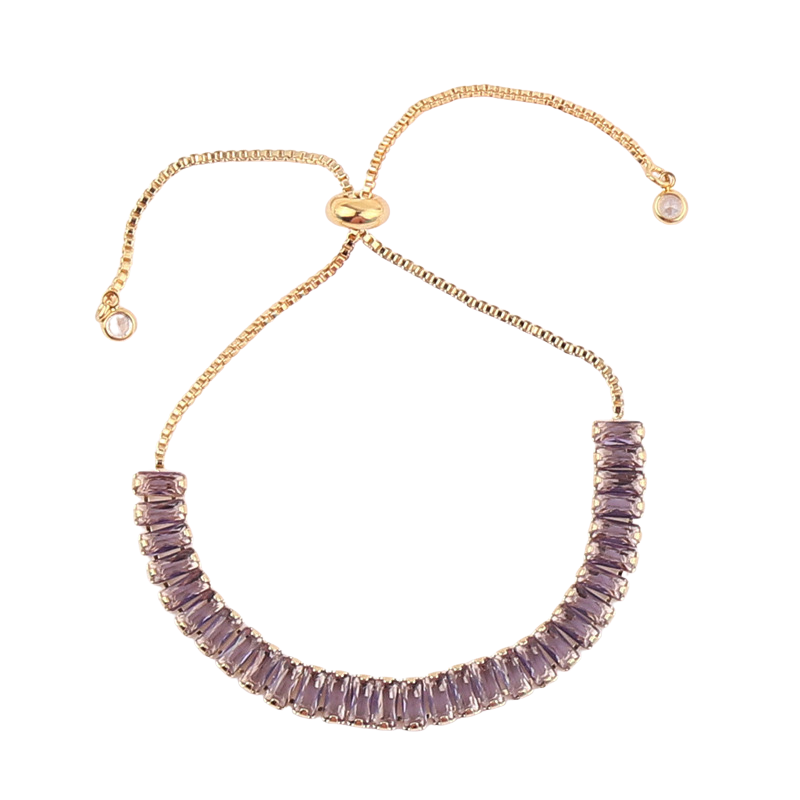 Pulsera Baguette Ajustable