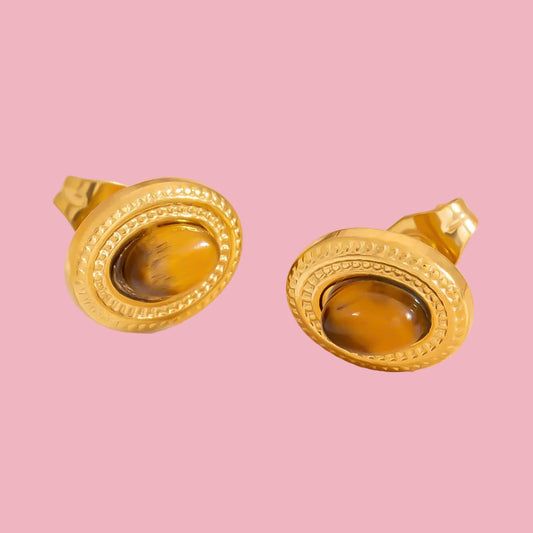 Aretes “Mini-Carey Oval”