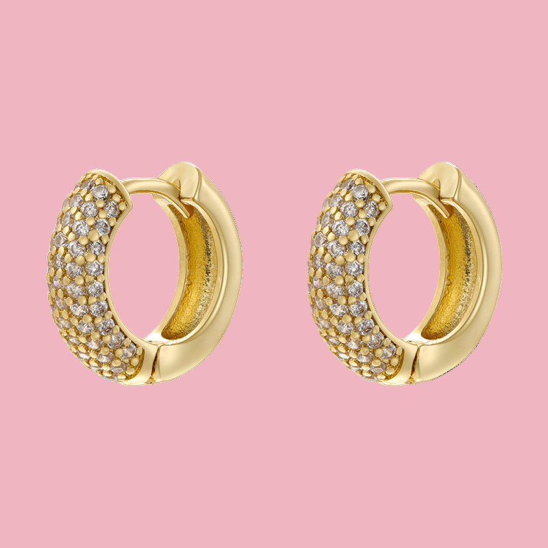 Hoops Chunky M Zirconia