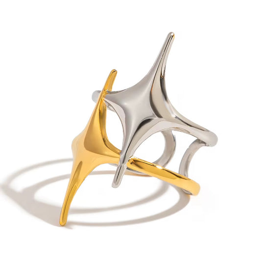 Anillo Destello Bicolor