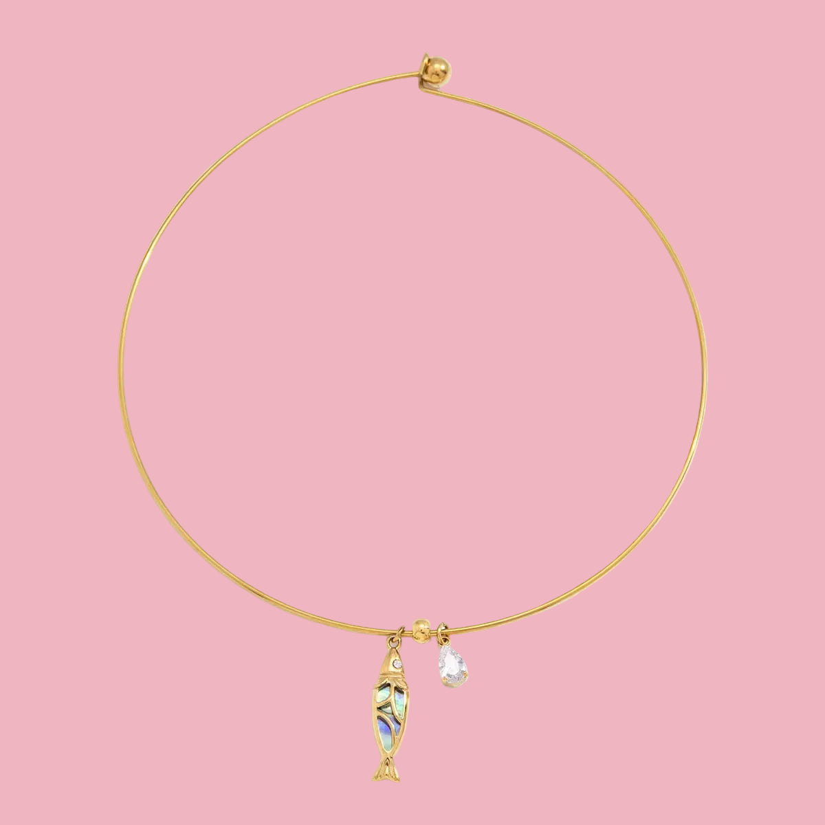 Choker “Fish And Drop”