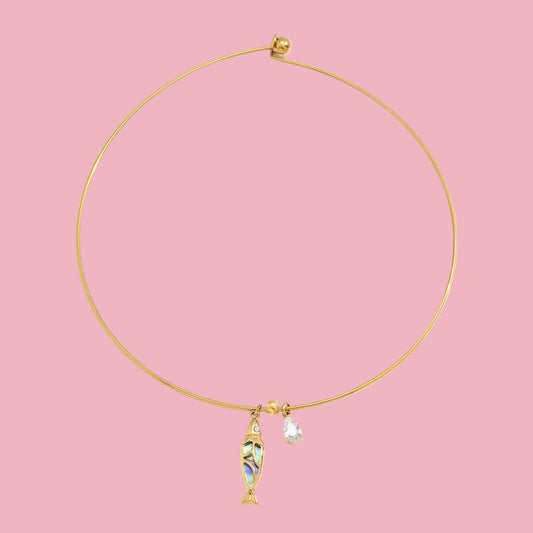 Choker “Fish And Drop”