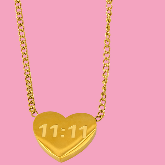 Collar 11:11 Corazón