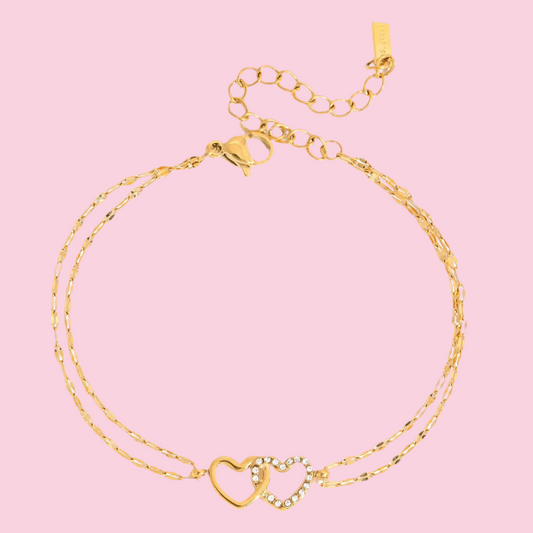 Pulsera 2 Hearts