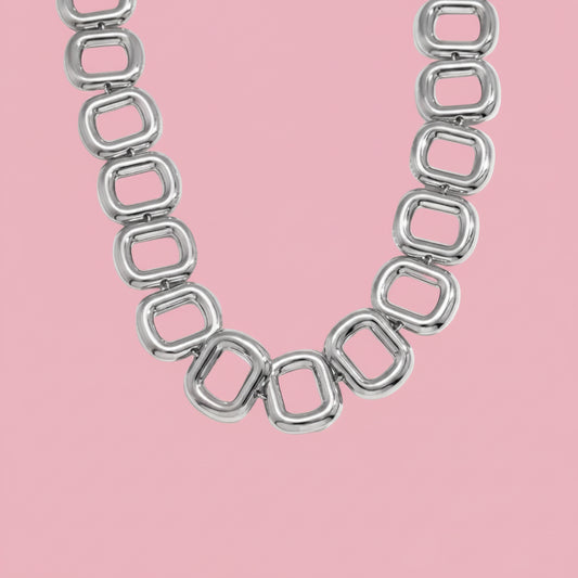 Collar Silver Multi O