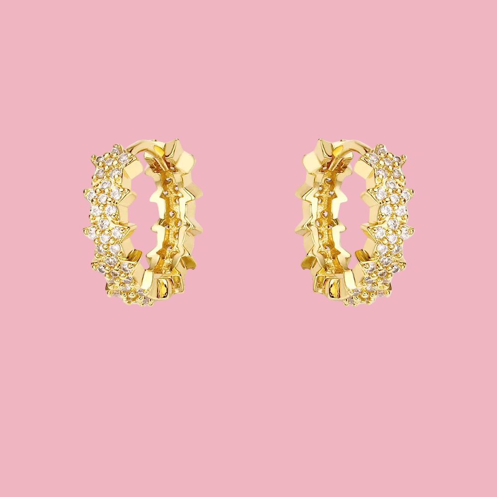 Hoops Multiestrellitas Zirconia