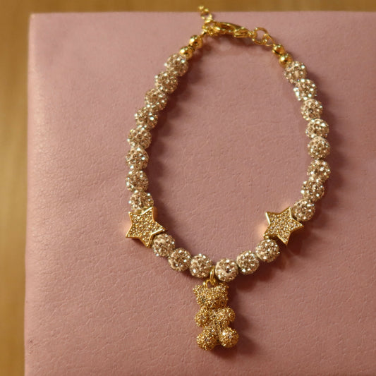 Pulsera Osito Estrella Zirconia
