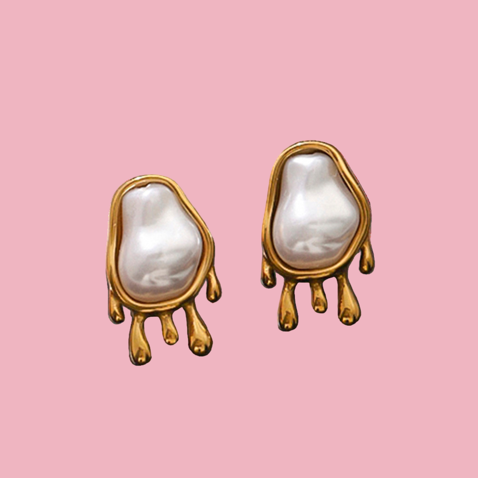 Aretes Perle Derretidos