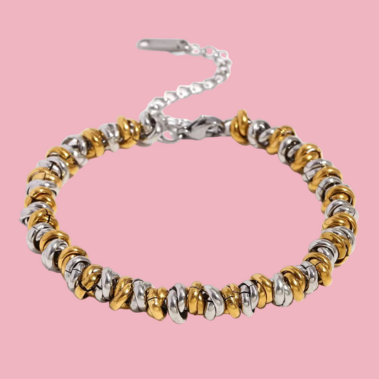 Pulsera Bicolor Torcida