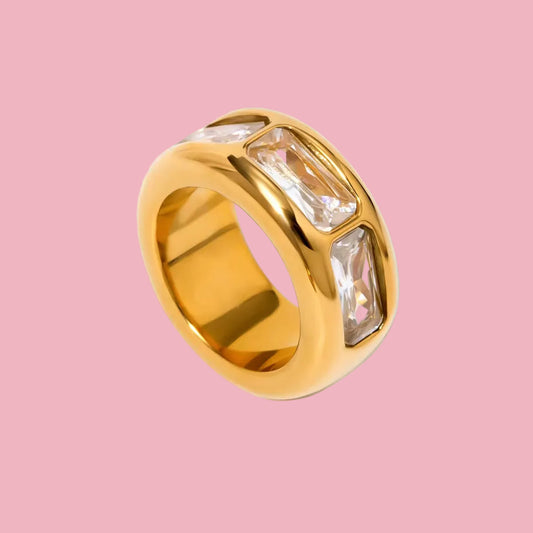 Anillo Piedra Rectangular