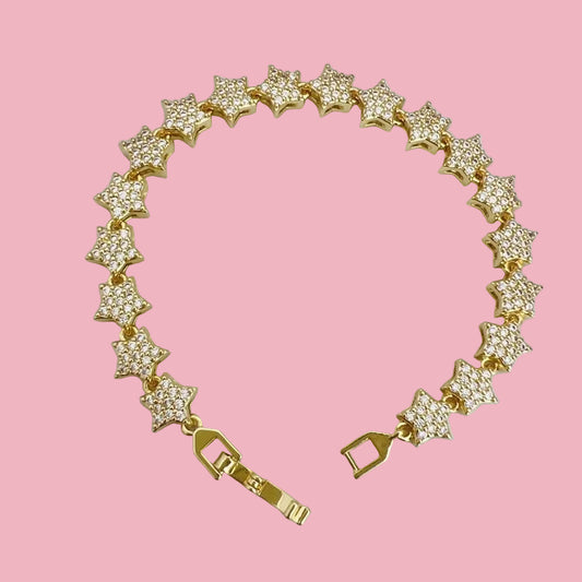 Pulsera Multiestrellas Zirconia