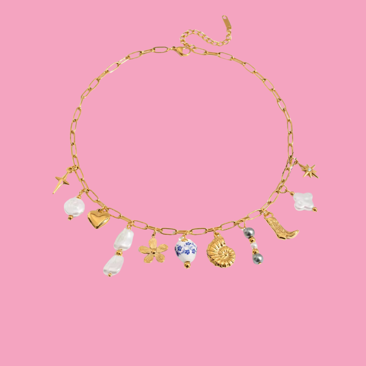 Collar Links Charms Botita