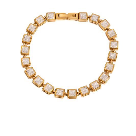 Brazalete Cuadro Piedra