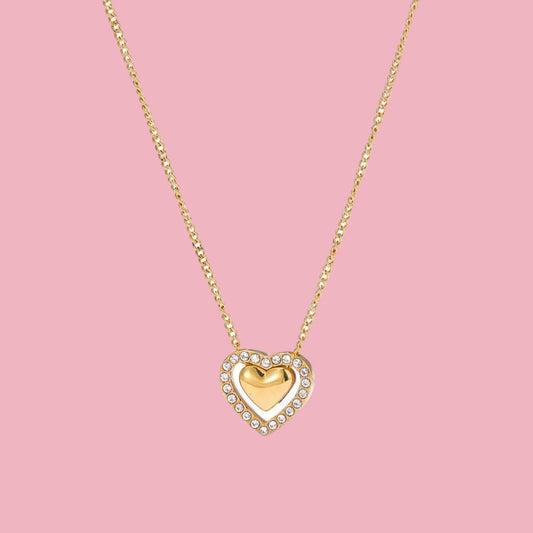 Collar Corazon Movible