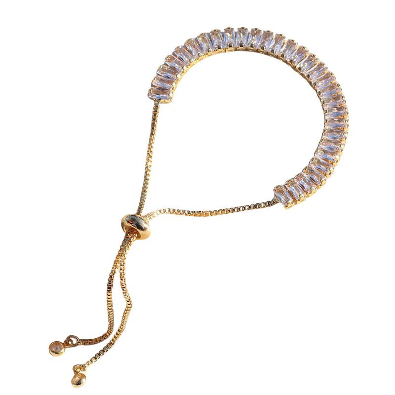 Pulsera Baguette Ajustable