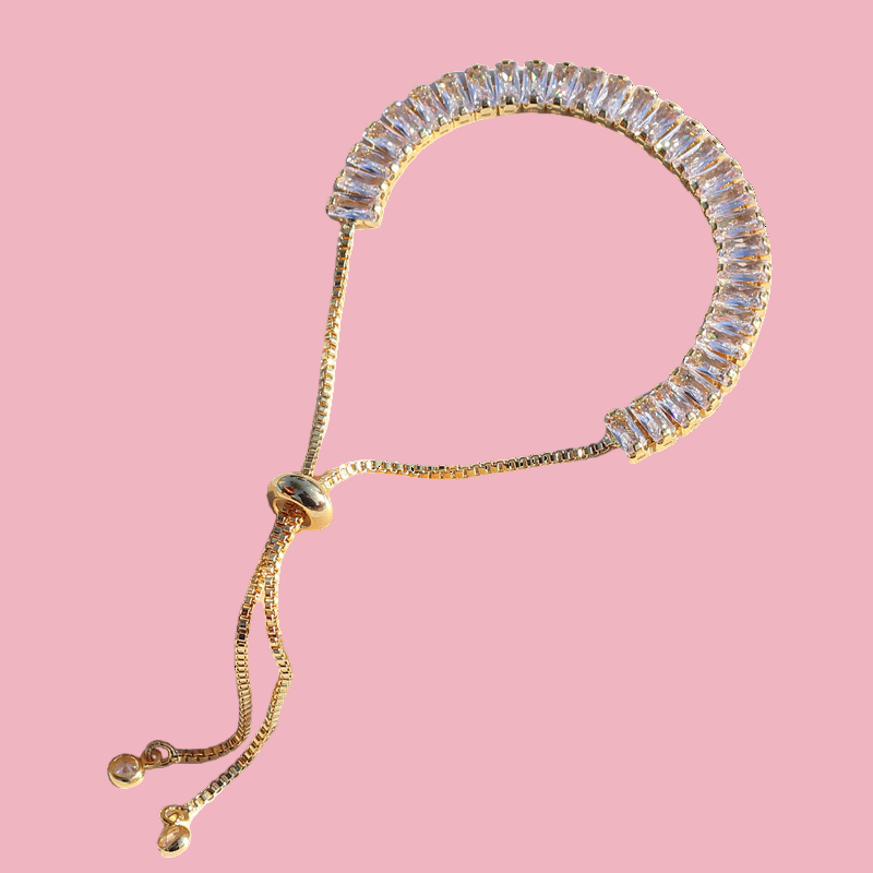 Pulsera Baguette Ajustable