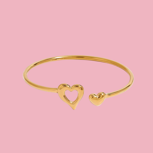 Brazalete Dos Corazones