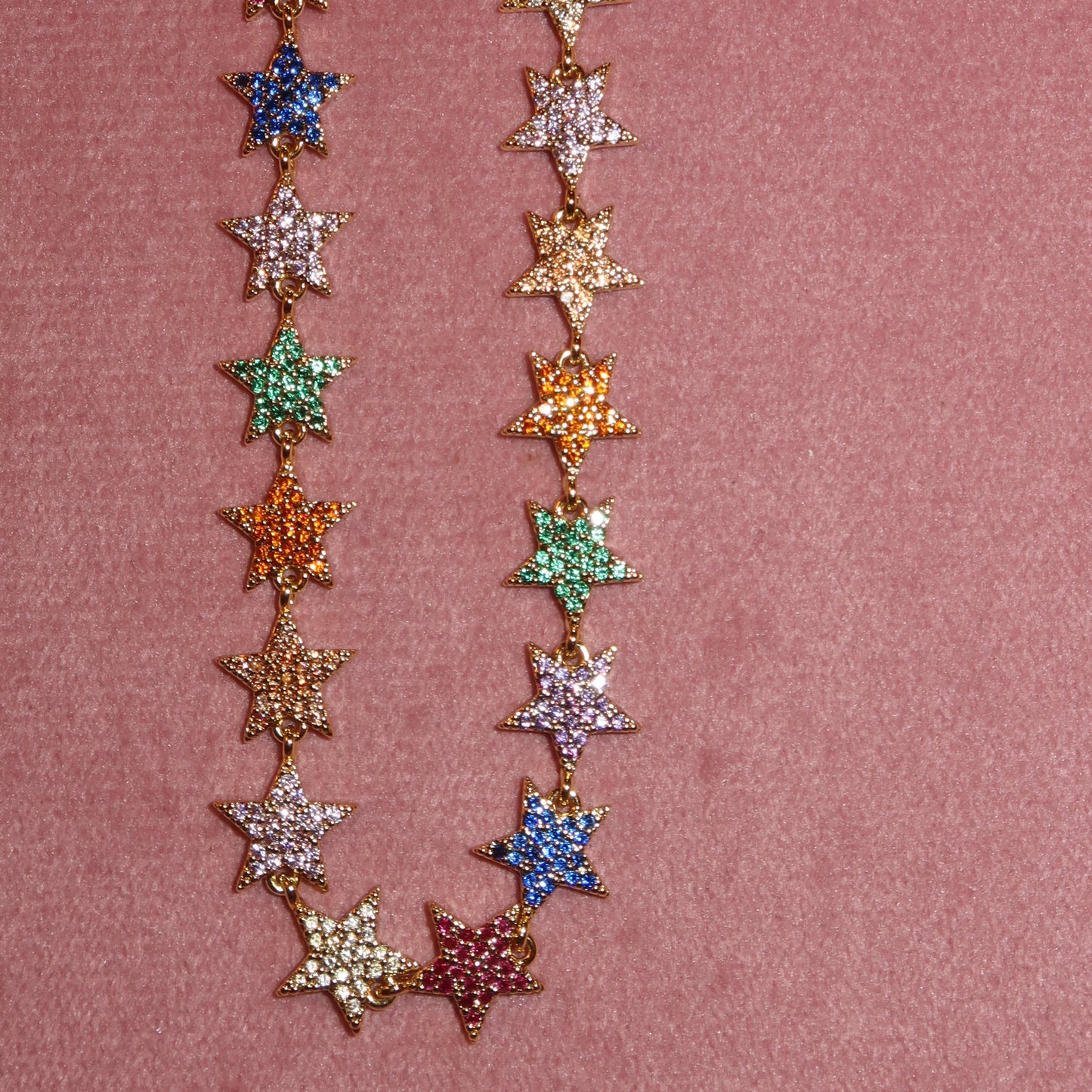 Collar Stars Rainbow