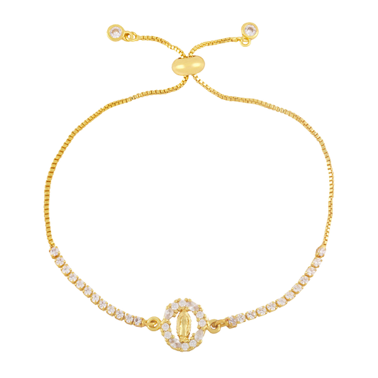 Pulsera Virgen Ajustable
