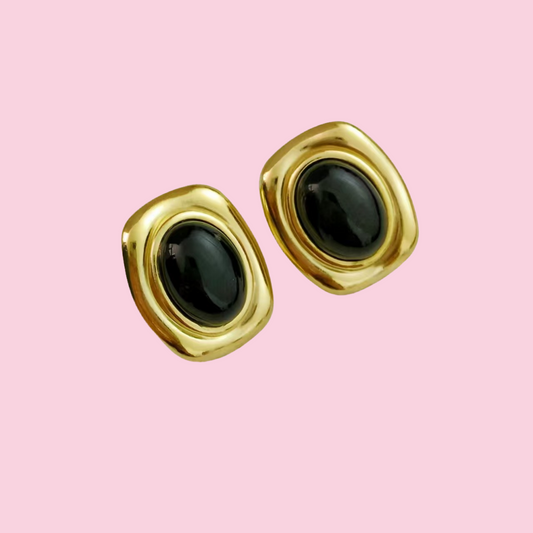 Aretes Vintage Negros