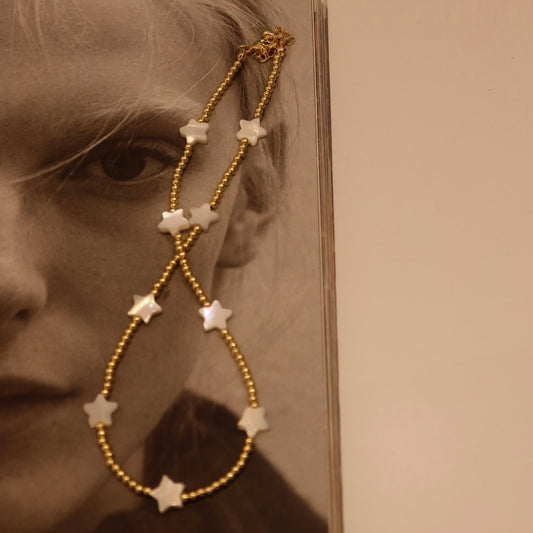 Collar Star-Pearl