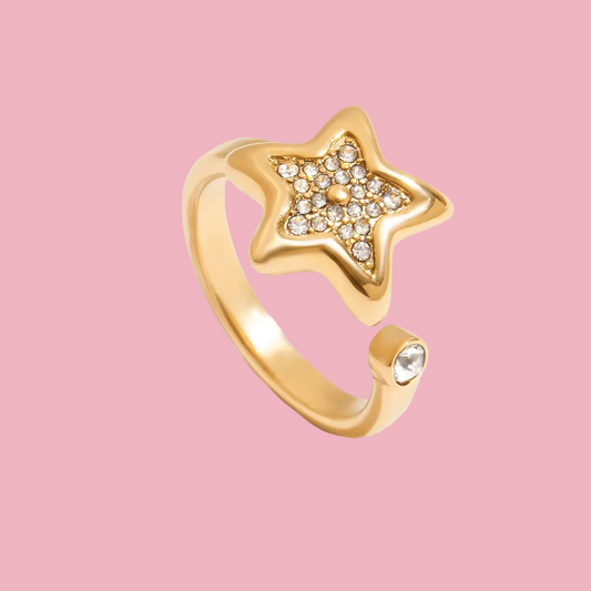 Anillo Estrella Zirconia