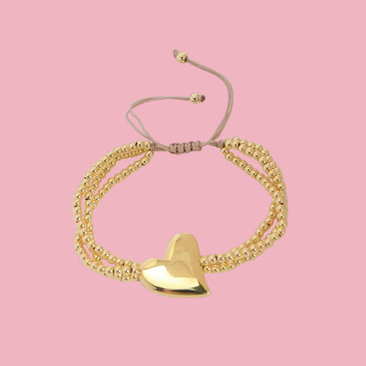 Pulsera Triple Corazon